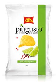 Patatine San Carlo - lime e pepe rosa